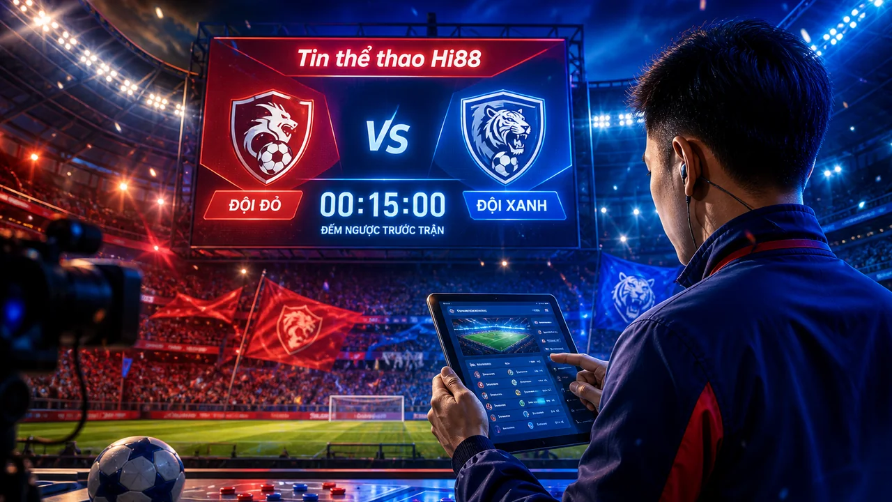 Trận đấu đang được quan tâm: tin thể thao Hi88 và kịch bản theo dõi trước giờ bóng lăn